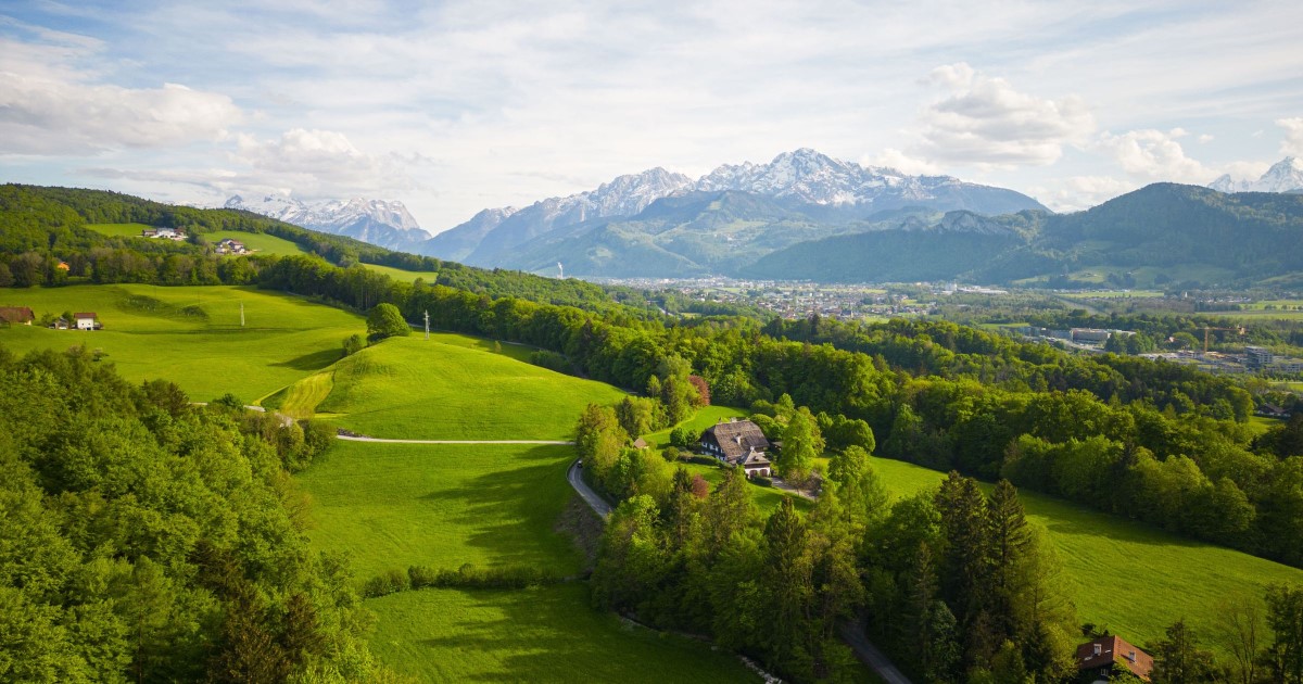 Puch bei Salzburg - Drohne - Foto: TVB Puch - Kuscheiart